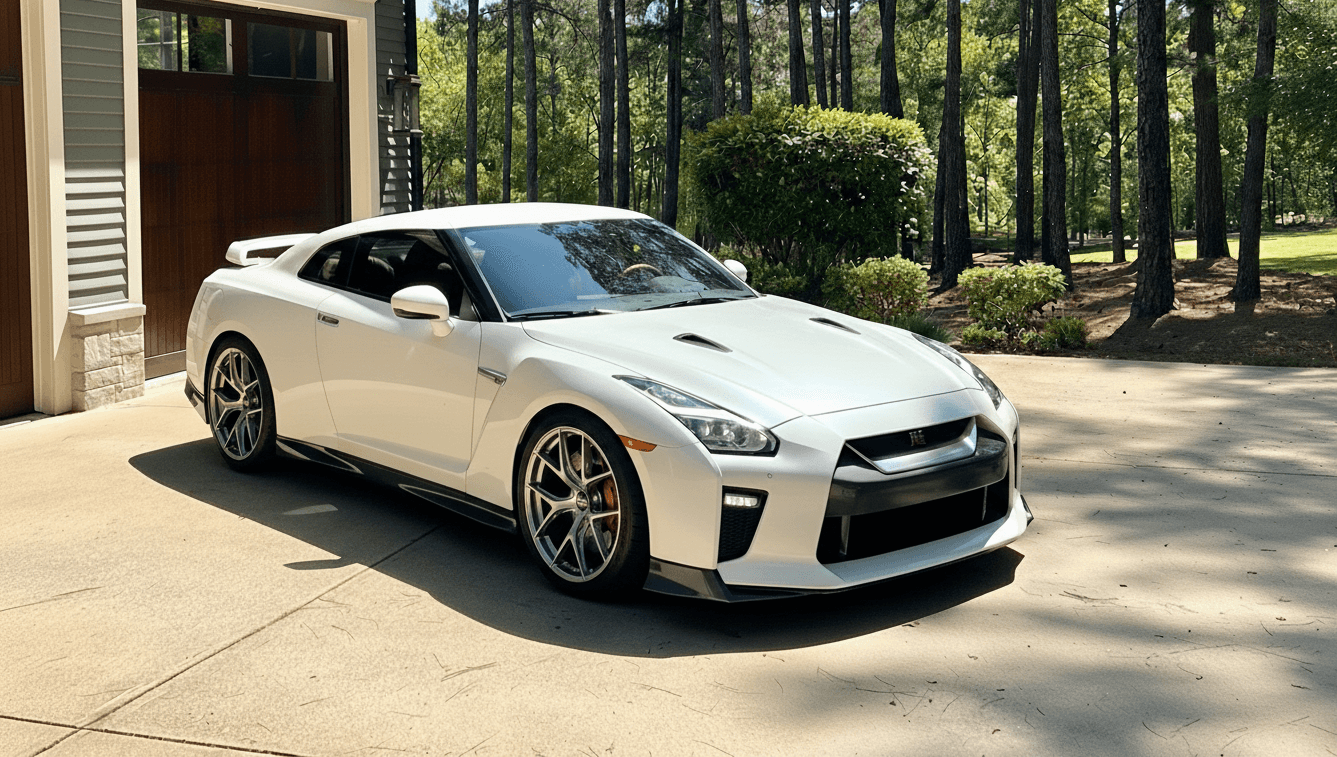 Coupe with gloss black wheels