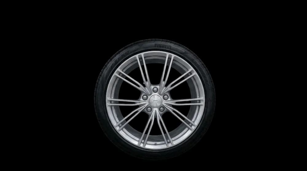 Aftermarket Aston Martin wheel for test fit