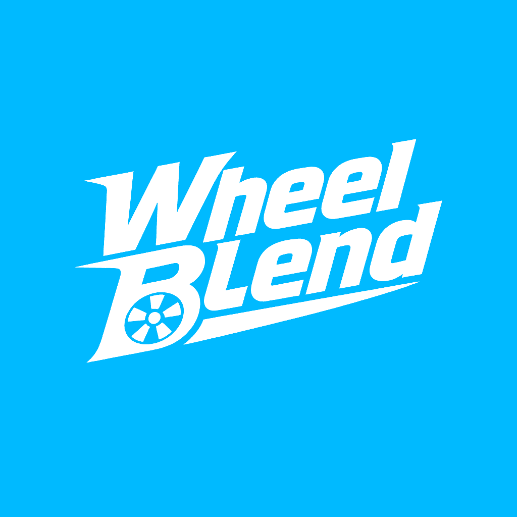 WheelBlend blue square logo
